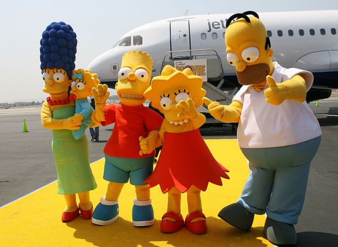 Jet Blue Unveils Aircraft In Celebration Of 'The Simpsons' Movie Release