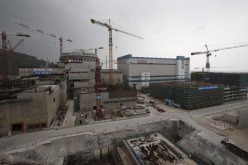A nuclear reactor, to be operated by China Guangdong Nuclear Power (CGN), is seen under construction in Taishan, Guangdong Province.