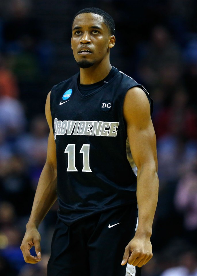 Point guard Bryce Cotton during his college stint at Providence.