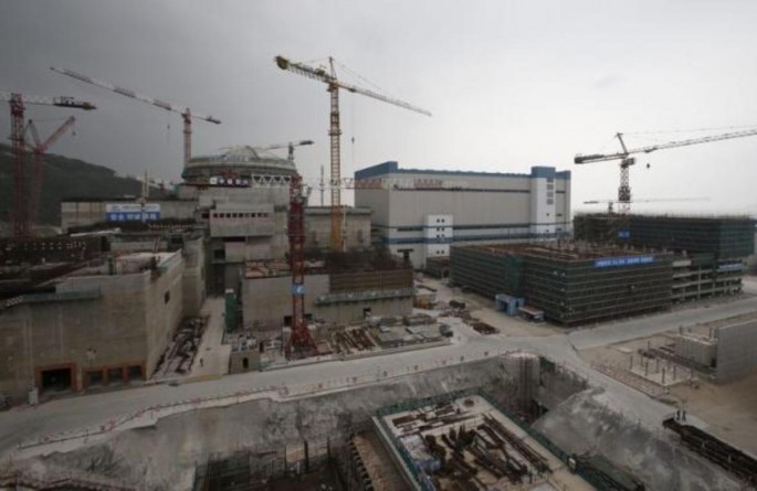 A nuclear reactor and related factilities as part of the Taishan Nuclear Power Plant are seen under construction in Taishan, Guangdong Province, Oct. 17, 2013. 