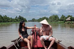 Zac Efron and girlfriend Sami Miro in Vietnam