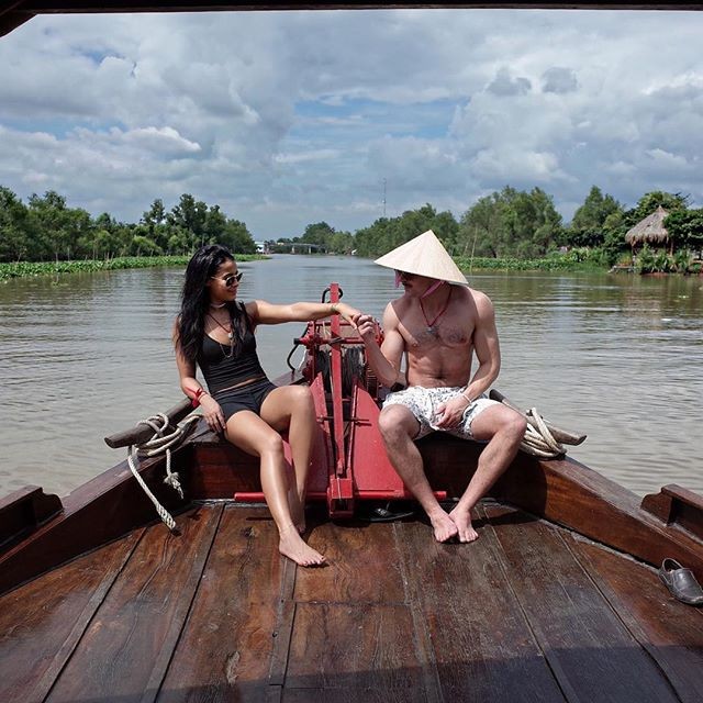 Zac Efron and girlfriend Sami Miro in Vietnam