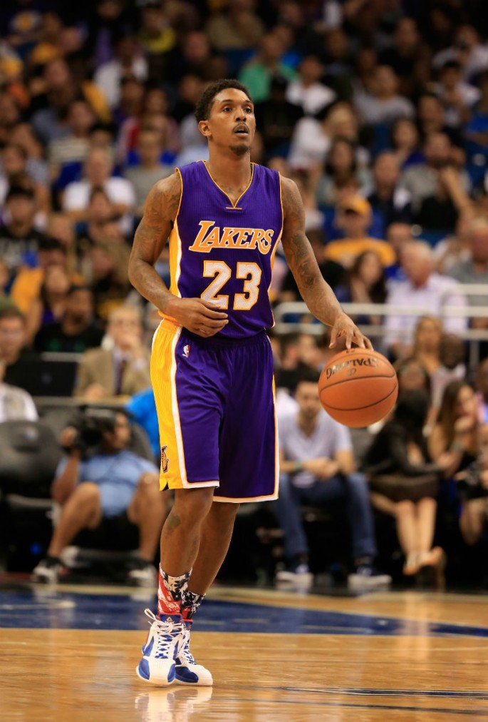 Los Angeles Lakers shooting guard Lou Williams leads the team's veterans on the trading block this season.