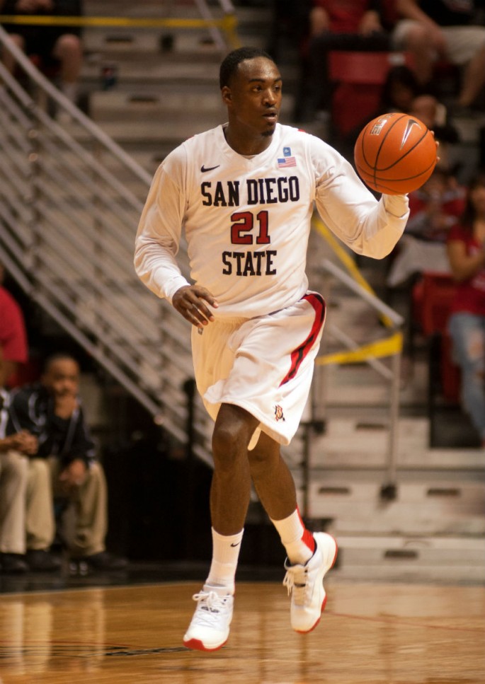 Shanxi Brave Dragons' Jamaal Franklin during his college stint at San Diego State. Franklin was named CBA Player of the Week for Round 34 of competitions.