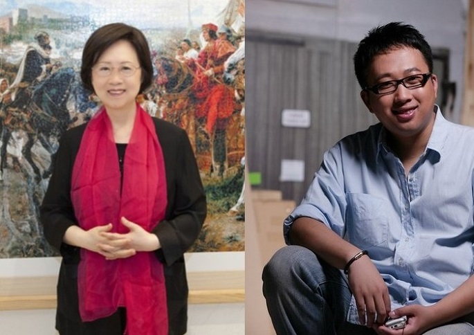 Honesty is the best policy: (L) Chiung Yao won in Dec. 2015 the lawsuit she filed against (R) Yu Zheng during the same year. Chiung sued Yu for plagiarism.