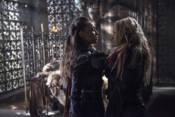 Lexa (Alycia Debnam-Carey) wants to join forces with Clarke (Eliza Taylor) in "The 100" season 3 episode 3 "Wanheda: Part Two"