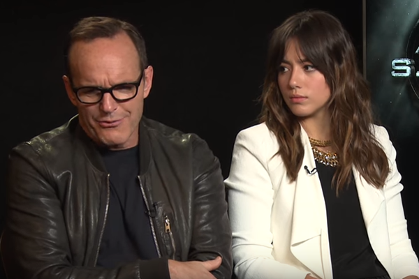 Clark Gregg and Chloe Bennet play Phil Cuolson and Daisy Johnson, respectively, in the ABC series "Agents of S.H.I.E.L.D." 