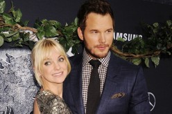 Anna Faris and Chris Pratt arrive at the 'Jurassic World' - World Premiere at Dolby Theatre on June 9, 2015 in Hollywood, California.