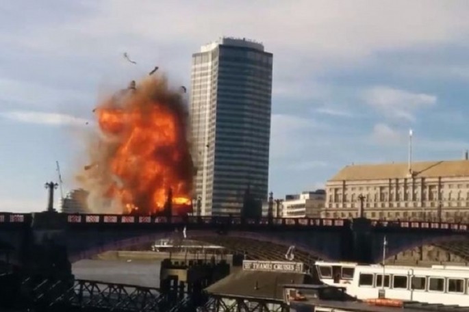 Bus Explosion on Lambeth Bridge