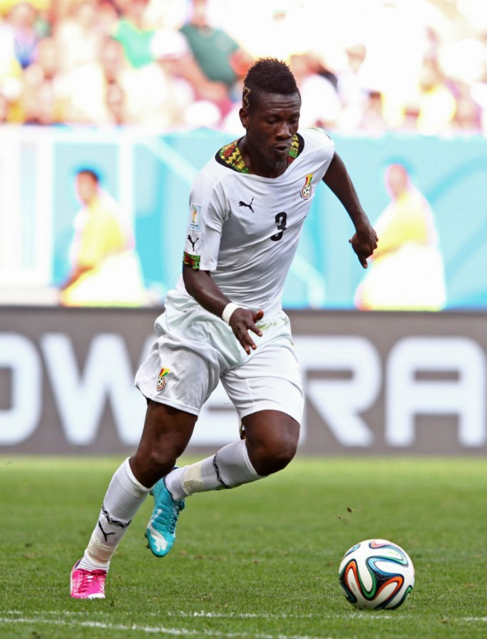 Ghanaian striker Asamoah Gyan now plays for Shanghai SIPG.
