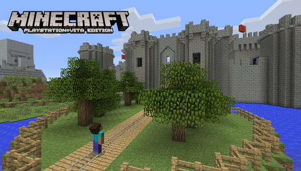 A screen grab from Mojang’s popular video game "Minecraft" for PS Vita.