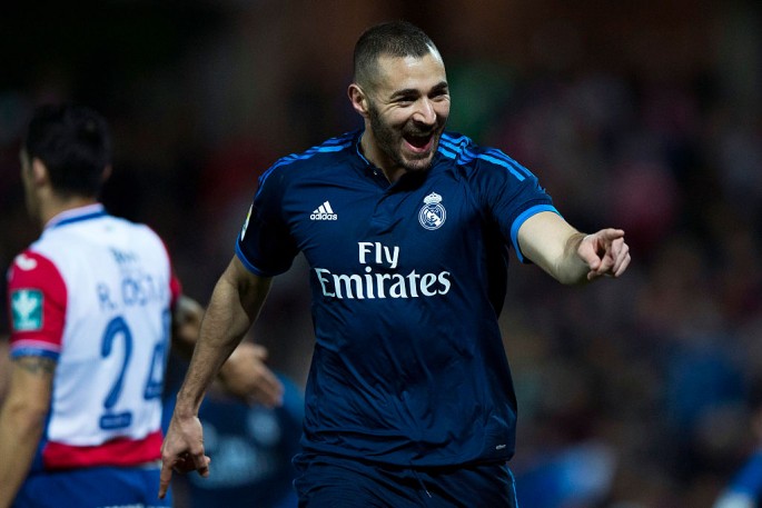 Real Madrid striker Karim Benzema.