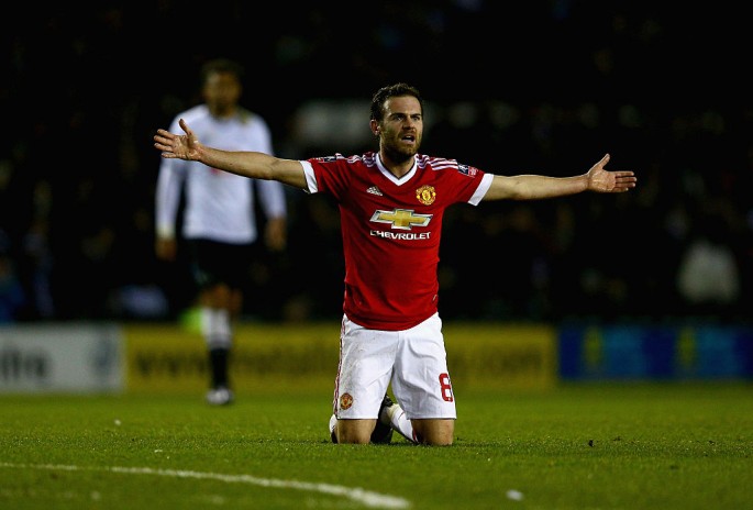 Manchester United winger Juan Mata.