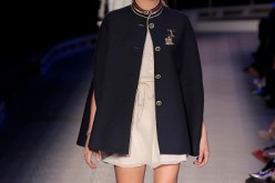 Hailey Baldwin walks the runway during the Tommy Hilfiger Women's runway show during New York Fashion Week. 