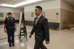 NYPD police officer Peter Liang during the pre-trial hearing. Liang is now facing a $200,000 lawsuit from Akai Gurley's girlfriend.