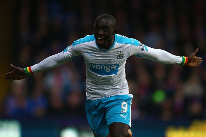Newcastle United striker Papiss Cissé.