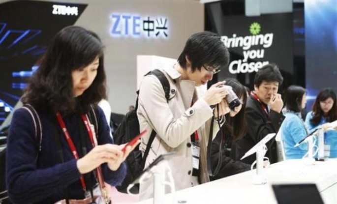 Visitors check out innovative products at the MWC in Barcelona, Spain.