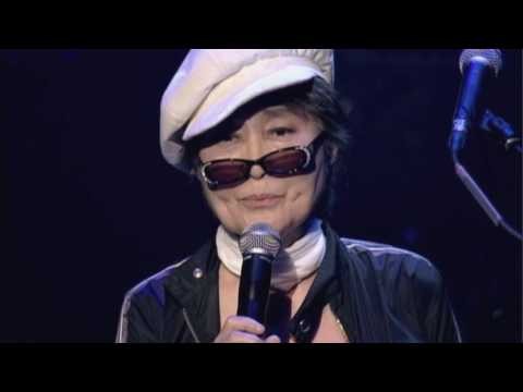Yoko Ono performs live with her Plastic Ono Band.