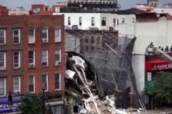 Building collapses caught on camera.