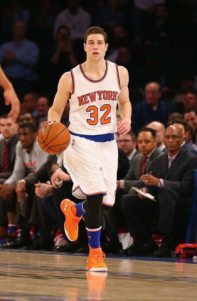 New York Knicks point guard Jimmer Fredette.