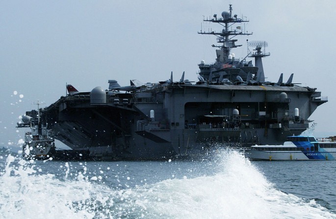 USS John C. Stennis Arrives In Sasebo