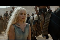 Daenerys Targaryen (Emilia Clarke) is seemingly still a slave, as seen in 
