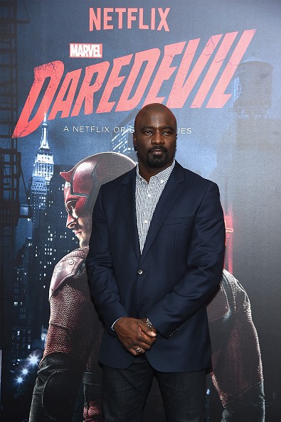Actor Mike Colter attends the 'Daredevil' Season 2 Premiere at AMC Loews Lincoln Square 13 theater.