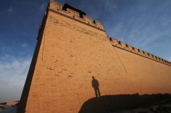 The Jiayuguan Pass of Great Wall In Gansu Province
