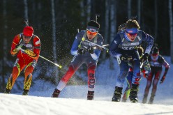 Managed by the Xuanhua No. 2 Middle School, the program provides free intensive alpine skiing and snowboarding training, along with regular school subjects, to 48 students.