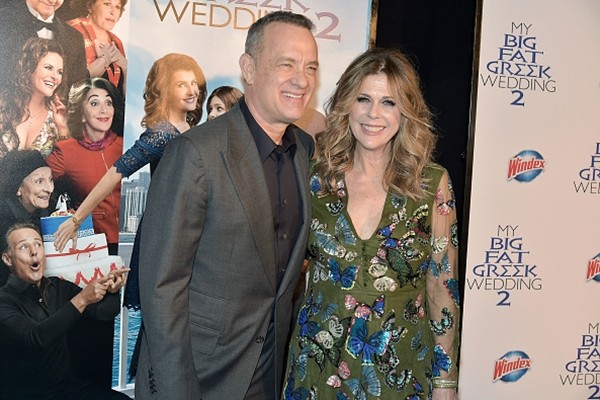 Tom Hanks and Rita Wilson attend 'My Big Fat Greek Wedding 2' New York Premiere at AMC Loews Lincoln Square 13 theater on March 15, 2016 in New York City. 