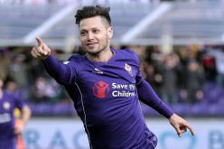 Fiorentina winger Mauro Zarate.