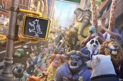 Official Poster of Walt Disney Animation Studios' comedy-adventure film titled “Zootopia.