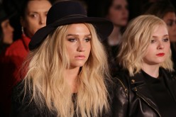 Kesha attend the Zac Posen fashion show at Vanderbilt Hall at Grand Central Terminal on February 16, 2015 in New York City.