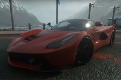 A Ferrari car in the video game 