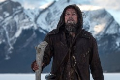 Actor Leonardo DiCaprio portrays the character of Hugh Glass in 