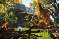  'Monster Hunter' a video game where a hunter is in a quest to defeat monsters.