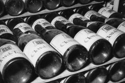 Part of the fine selection of wines in the Ritz cellar which includes a supply of the best French vintages.