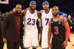 Dwyane Wade, LeBron James, Carmelo Anthony and Chris Paul 