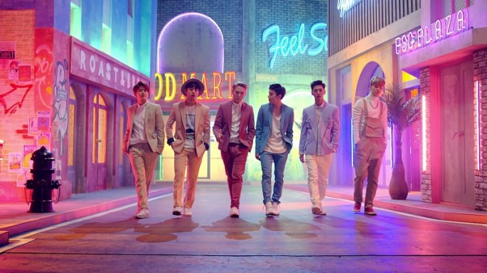 B.A.P showed off their playful side in a new music video for their funky upbeat pop song titled "Feel So Good."