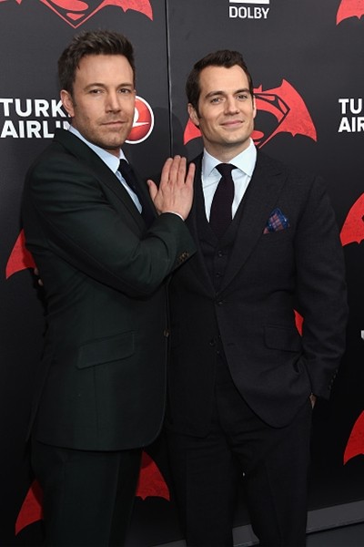 Ben Affleck and Henry Cavill attend the 'Batman V Superman: Dawn Of Justice' New York Premiere at Radio City Music Hall on March 20, 2016 in New York City.