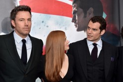 Ben Affleck, Amy Adams, and Henry Cavill attend the launch of Bai Superteas at the 'Batman v Superman: Dawn of Justice' premiere on March 20, 2016 in New York City.