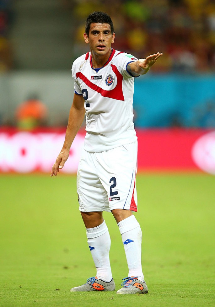 Costa Rica defender Johnny Acosta.