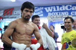 RIPPED AND READY | Manny Pacquiao works out for media in LA ahead of Bradley fight