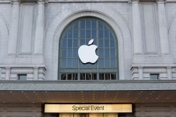 An Apple Store in San Francisco as it gears for the release of the new iPhone
