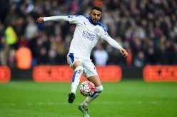 Leicester City winger Riyad Mahrez.