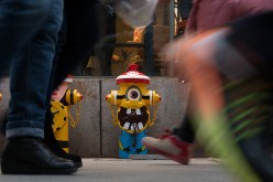 Fire Hydrants Painted As Cartoon Characters In Nanjing