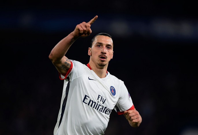 Paris Saint-Germain striker Zlatan Ibrahimović.