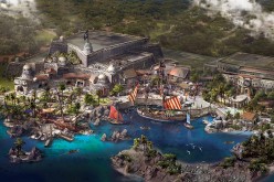 An artist’s rendition of the Treasure Cove, “the first pirate-themed land in a Disney park.”