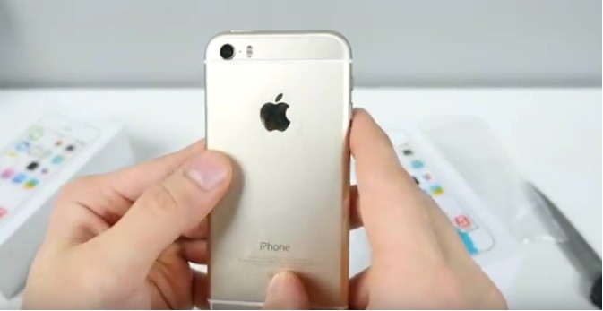 An iPhone mobile device, one of the flagship products of technological giant Apple Inc.