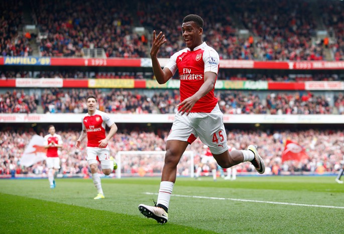Arsenal winger Alex Iwobi.